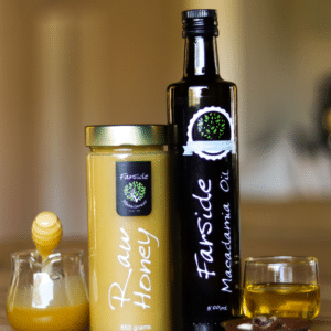 Macadamia Oil & Raw Honey Combo Box